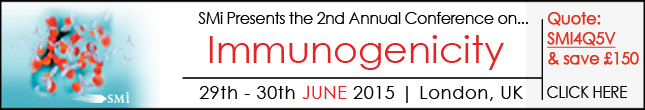 Invitation to Attend SMi 2nd Annual Immunogenicity Conference 2015